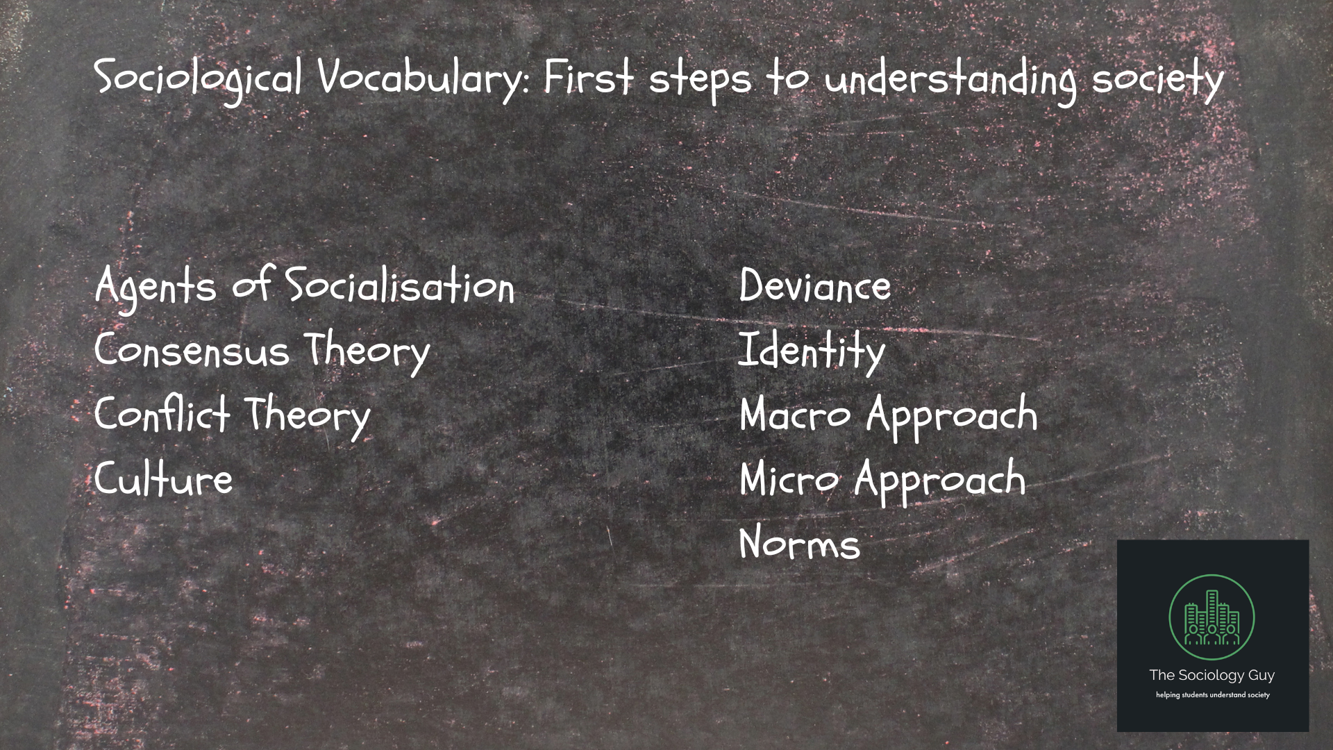 Unlocking Sociology: Why your vocabulary is your most powerful tool