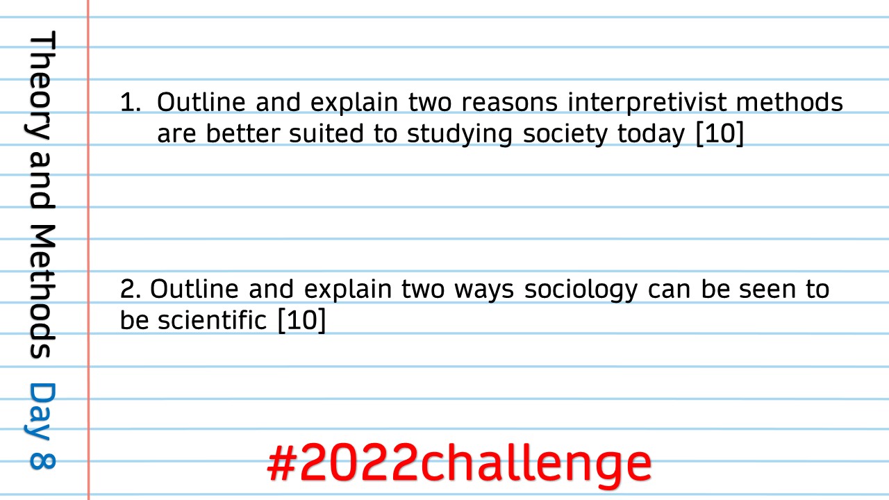 #2022Challenge Day 8 – Theory and Methods