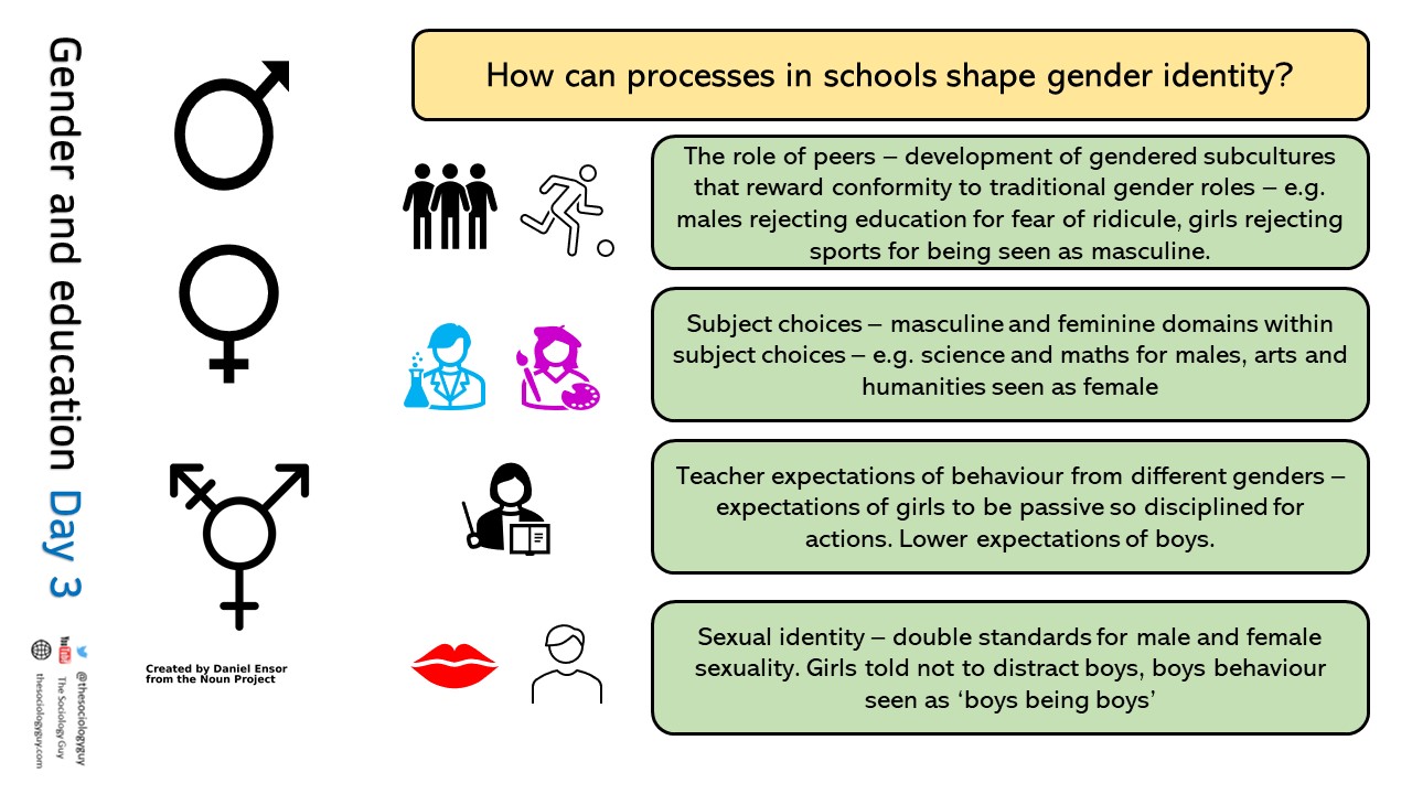 How In-School Processes Influence Gender Identity