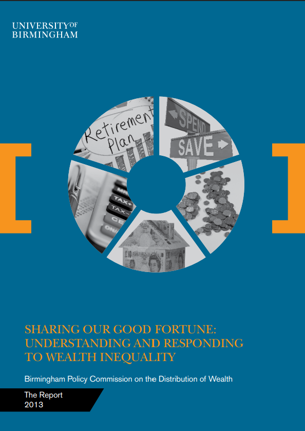 Rowlingson and Mullineux (2013): Wealth Inequality, Inheritance and Life Chances